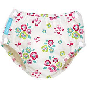 Charlie Banana Zwemluier Easy Snap- Floralie Maat M